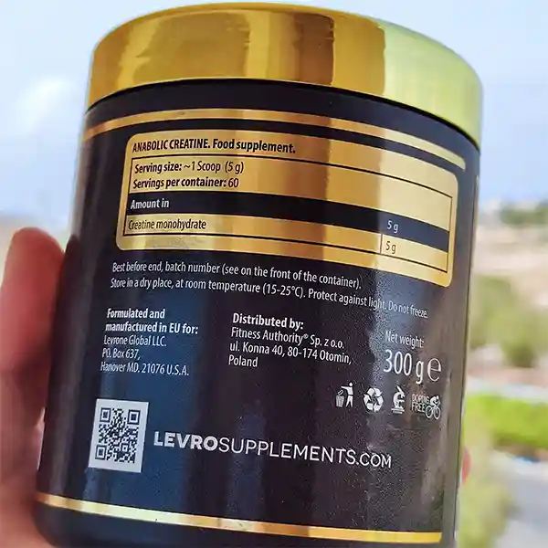کراتین مونوهیدرات آنابولیک کوین لورون | Kevin Levrone Anabolic creatine 300 gr-سم7شاپ-sam7shop