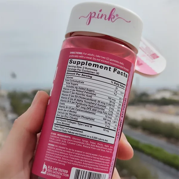 مولتی ویتامین پاستیلی بانوان نیچرز تراس | PINK Multivitamin for Women 60 Gummies-سم7شاپ-sam7shop