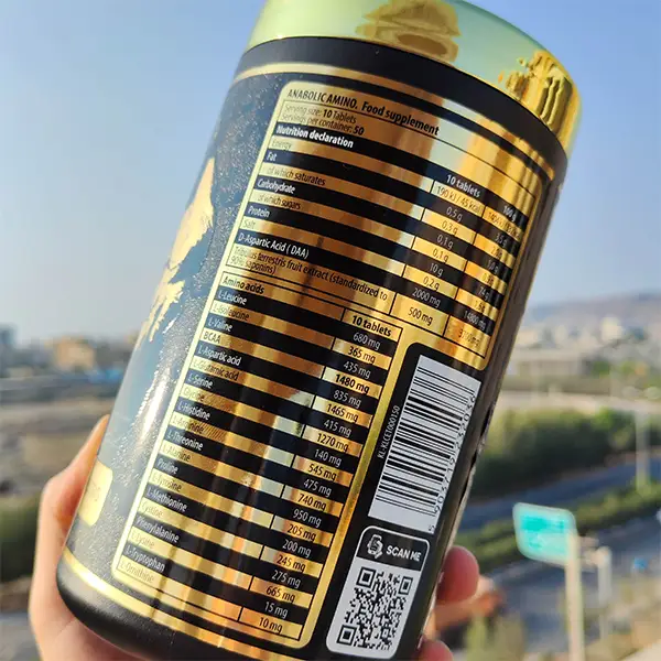 آنابولیک آمینو کوین لورون 500 عددی |  Kevin Levrone Anabolic Amino 500tabs- سم سون شاپ - sam7shop.ir