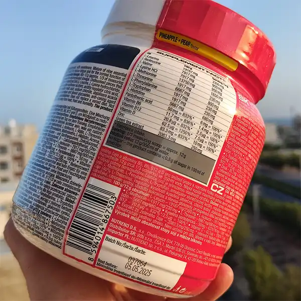 آمینو EAA مگا استرانگ ناترند | Nutrend EAA Mega Strong Powder-سم7شاپ-sam7shop.ir