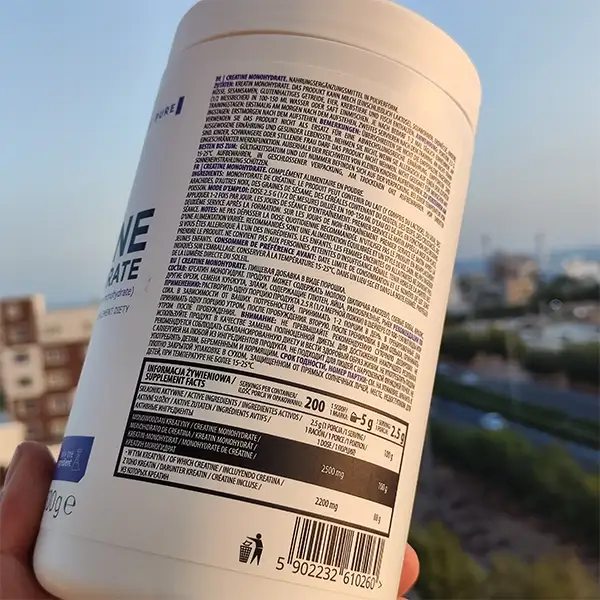 کراتین مونوهیدرات استروویت 500 گرم | OstroVit Supreme Pure Creatine Monohydrate 500g-سم7شاپ-sam7shop.ir