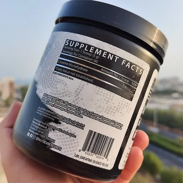 کراتین مونوهیدرات ناترکس طرح جدید | NUTREX CREATINE MONOHYDRATE-سم7شاپ-sam7shop.ir