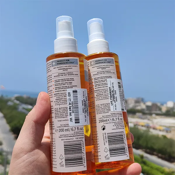 روغن خشک محافظت کننده فارماسریز مدل سان پروتکت حجم 200 میل | PHARMACERIS S-Sun Protective Dry Oil SPF 50-سم7شاپ-sam7shop.ir