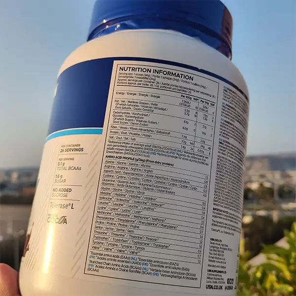 پروتئین وی بلو لب یو اس ان  908 گرم | USN Blue Lab 100% Whey 2lb-سم سون شاپ-sam7shop.ir