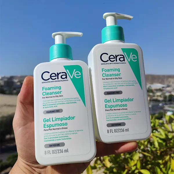 فوم شستشوی صورت سراوی مخصوص پوست نرمال تا چرب | CeraVe Foaming Cleanser for Normal to Oily Skin - سم سون شاپ-sam7shop.ir