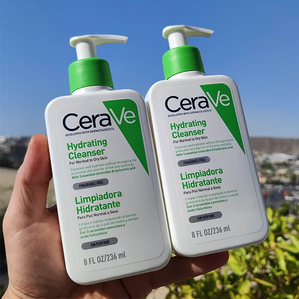 ژل شستشو و آبرسان سراوی پوست خشک تا نرمال 236 میل | CeraVe Hydrating Facial Cleanser For Normal to Dry Skin- سم7شاپ-sam7shop.ir