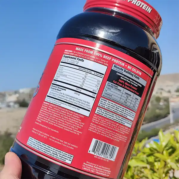 پروتئین بیف کارنیور شرد ماسل مدز | MuscleMeds Fat Burning Beef Protein Isolate Carnivor Shred-سم7شاپ-sam7shop.ir