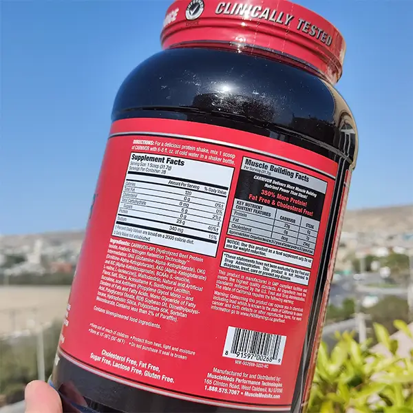 پروتئین بیف کارنیور ماسل مدز | MuscleMeds Carnivor Beef Protein Isolate 2lbs-سم7شاپ-sam7shop.ir