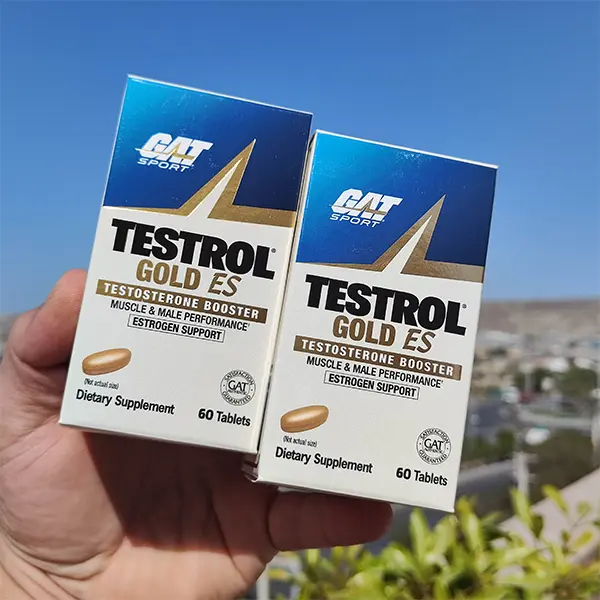 تسترول گلد ES تست بوستر گت اسپرت 60 عددی | GAT Sport Testrol Gold ES Testosterone Booster-سم7شاپ-sam7shop.ir