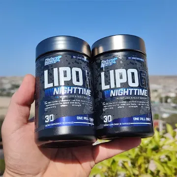 چربی‌سوز شبانه لیپو 6  نایت تایم ناترکس | Nutrex Lipo6 Nighttime 30 Caps-سم7شاپ-sam7shop.ir