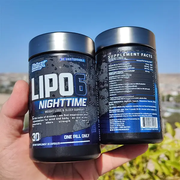 چربی‌سوز شبانه لیپو 6  نایت تایم ناترکس | Nutrex Lipo6 Nighttime 30 Caps-سم7شاپ-sam7shop.ir
