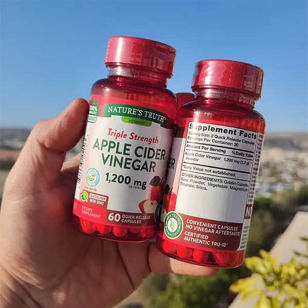 کپسول سرکه سیب نیچرز تروث | Nature’s Truth Apple Cider Vinegar 1200 mg-سم7شاپ-sam7shop.ir