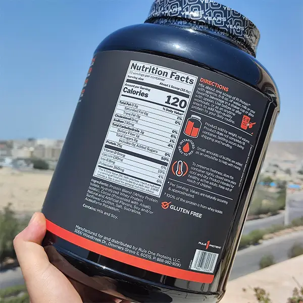 پروتئین وی ایزوله رول وان طرح جدید