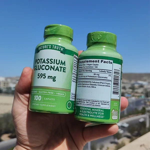 پتاسیم گلوکونات 595 میلی گرمی نیچرز تروس  100 عددی