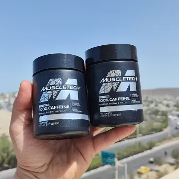 قرص کافئین ماسل‌تک پلاتینیوم 100%